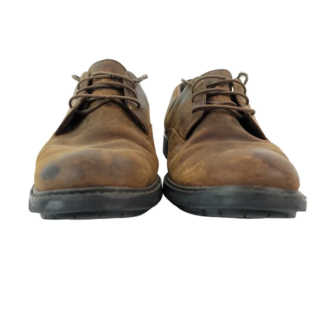 Timberland Brown Stormbuck Waterproof‎ Plain Toe Oxford Brown Size 10.5M 78533